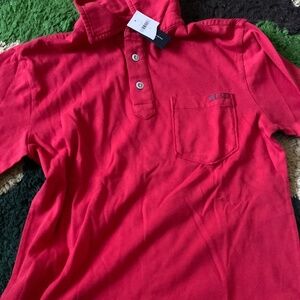 Gap boys size s red polo shirt nwt